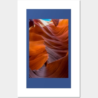 Sandstone Waves in Lower Antelope Canyon Posters and Art
